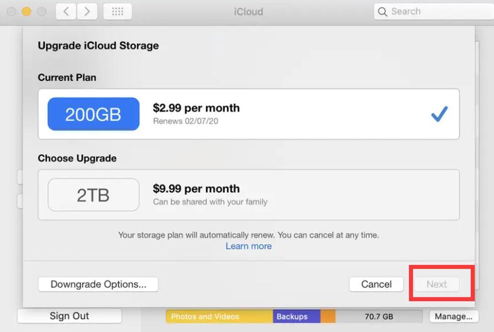 How to Buy More iCloud Storage on Mac